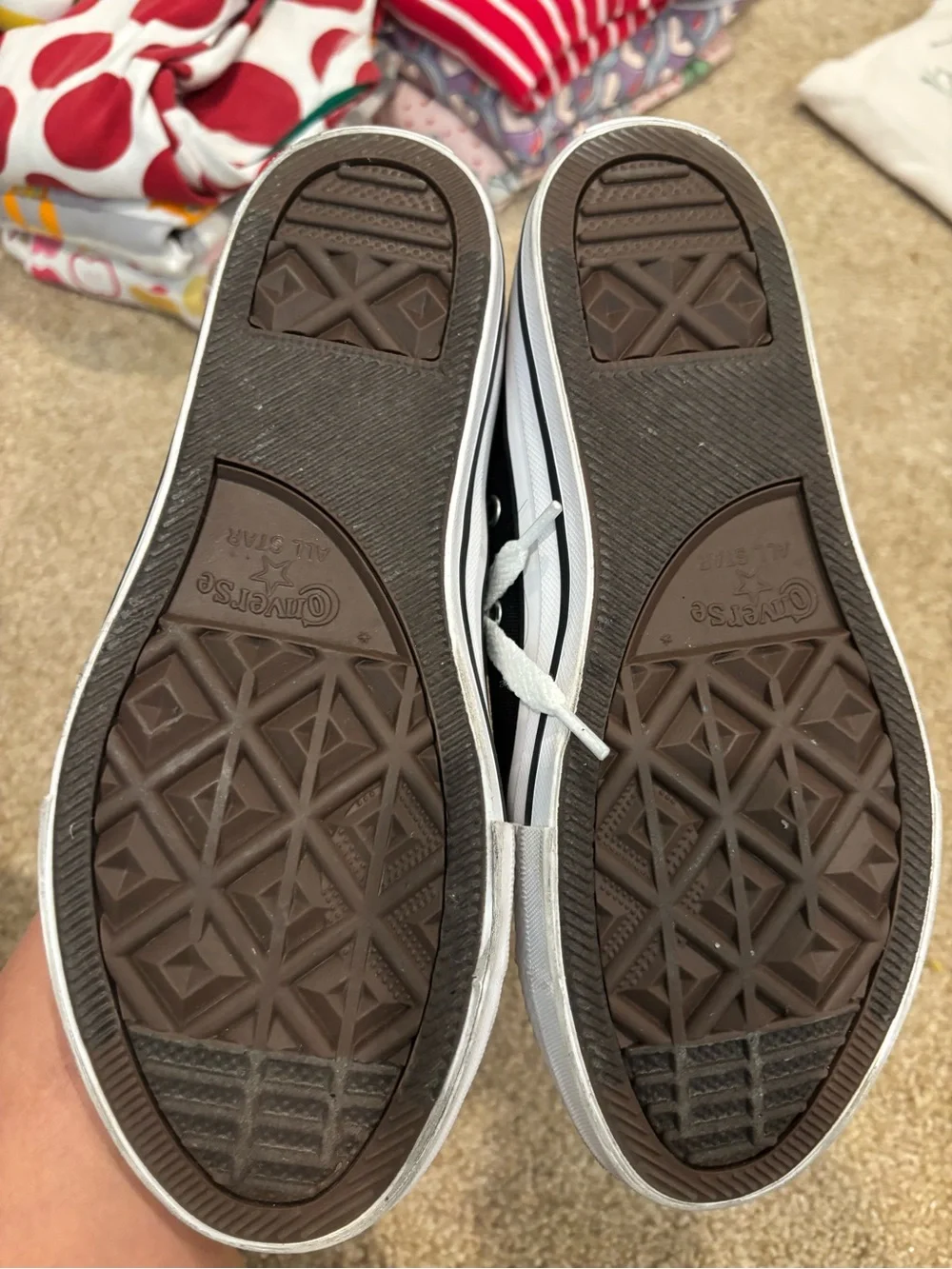 Converse Black and White Low-Top Sneakers